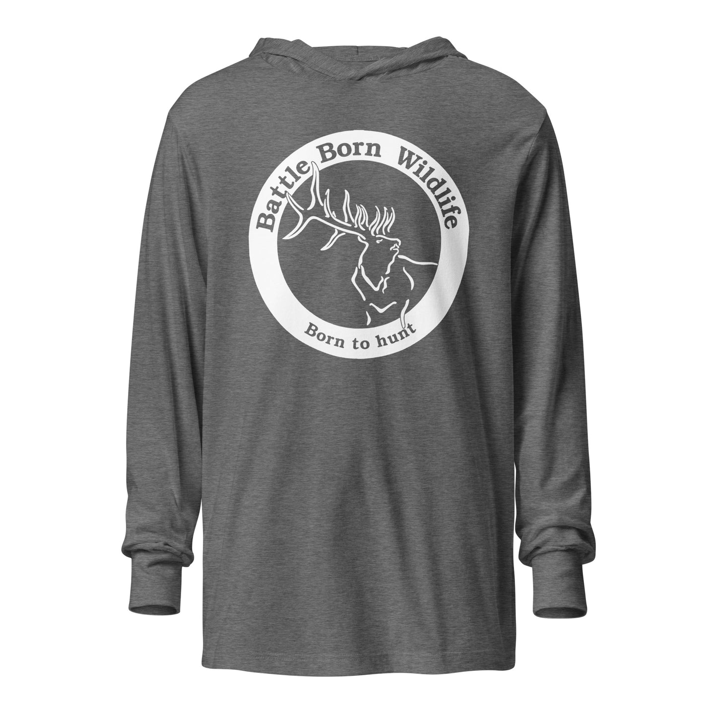 Bugling Bull Hooded Long-sleeve Tee